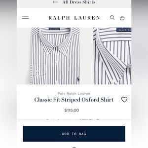 Ralph Lauren Large 42 by 16 1/2 Lightly Worn Professionally Dry-cleaned.
